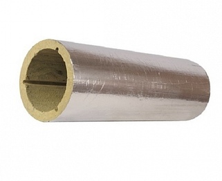 Цилиндр навивной кашированный фольгой минеральная вата Xotpipe SP 100 Alu SP 100 100/15 L=1м